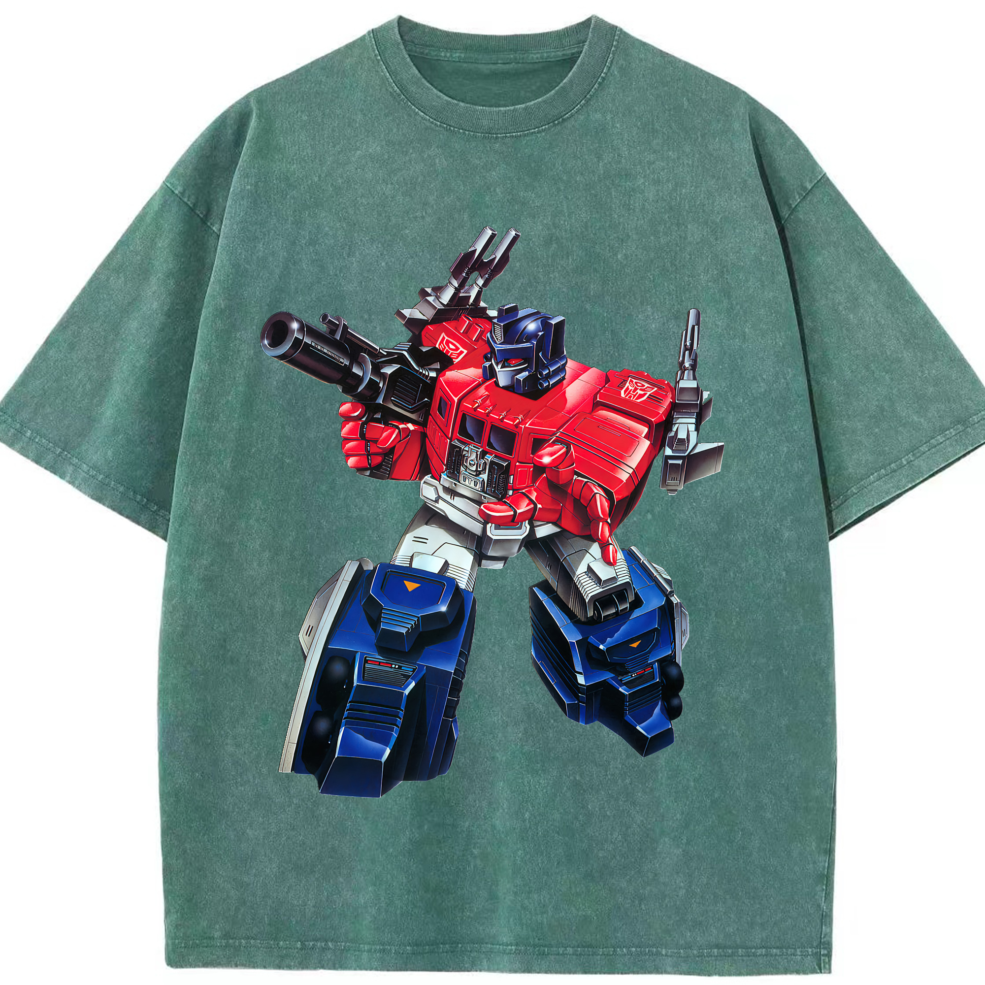 （画像用） Transformers トランスフォーマー 綿100% ヴィンテージ風 半袖Tシャツ（フロントプリント）